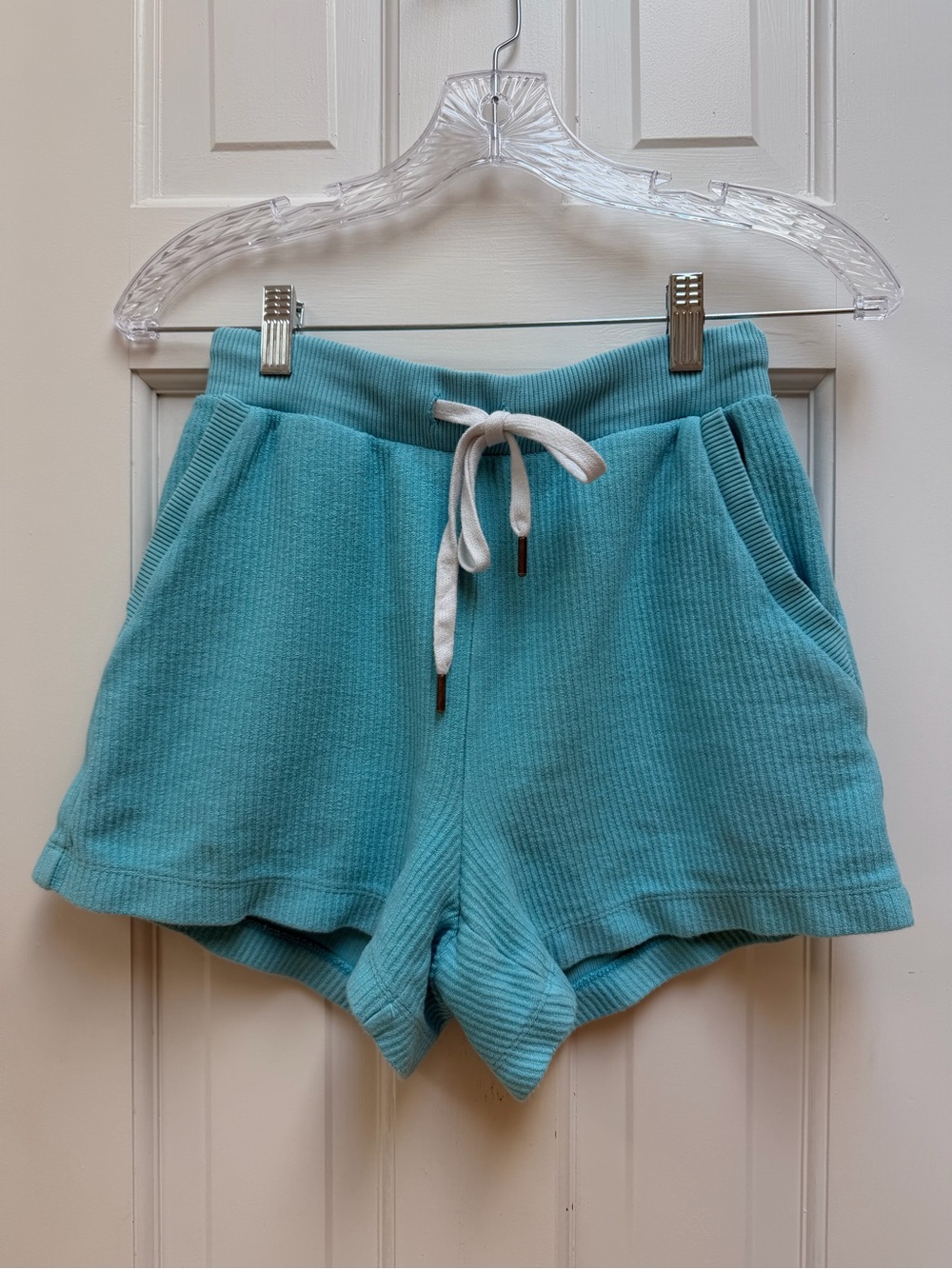 Aerie Blue Ribbed Shorts